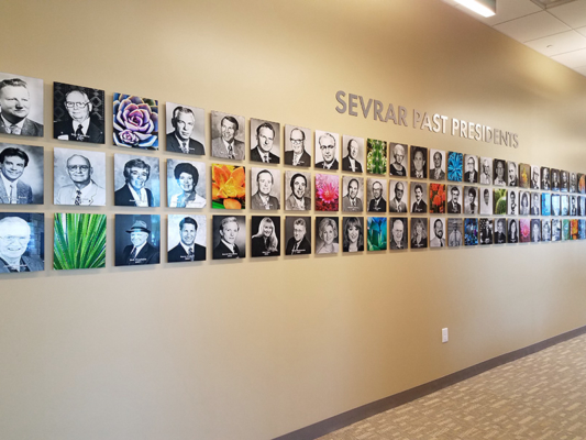 SEVRAR Past Presidents Wall